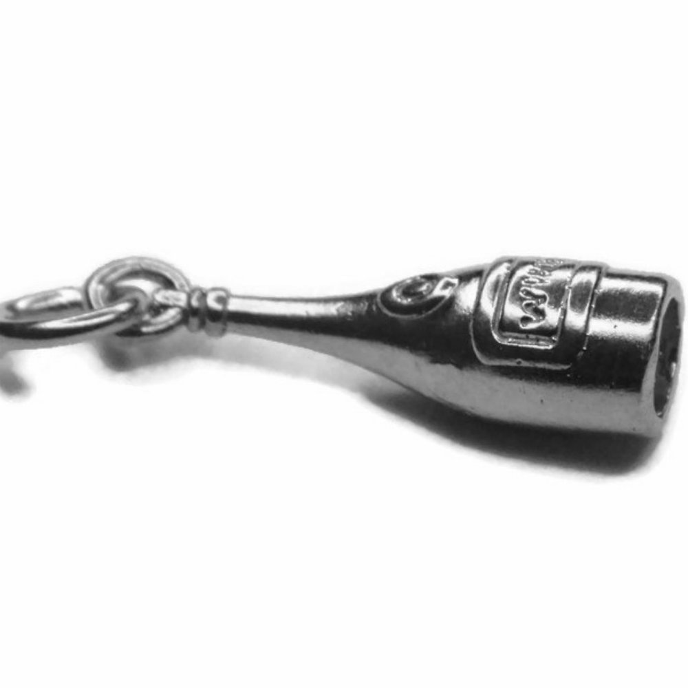 Wine Charm Pendant .925 Sterling Silver - Picture 2 of 6